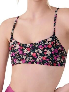 Lolë Convertible Bikini Top with Floral Print